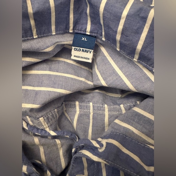 Old Navy Women’s Blue and White Striped Long Sleeve Top size X-Large - Picture 7 of 13